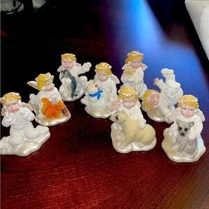Snow Angels vintage porcelain collection